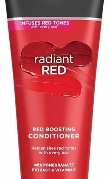 John Frieda Radiant Red Boosting Conditioner 250 ml, Conditioner for Red Hair, Colour-Boosting and Depositing Conditioner for Redheads, – 6.99