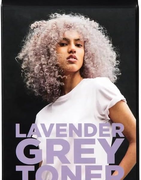 Bleach London Lavender Grey Toner Kit – Ammonia-Free Toning for Silvery Lilac Finish – Ideal to neutralise brassy yellow in Light Blonde Hair – with Smooth and Shine Complex (Complete Kit), – 8.99