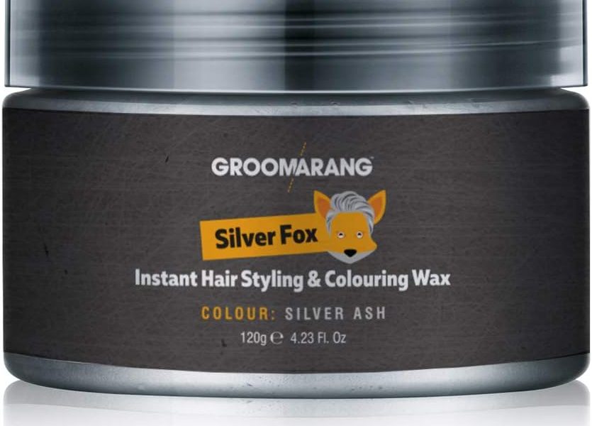 Groomarang Silver Fox Instant Free Style Hair Styling & Colouring Wax Grey Temporary Dye, – 9.99