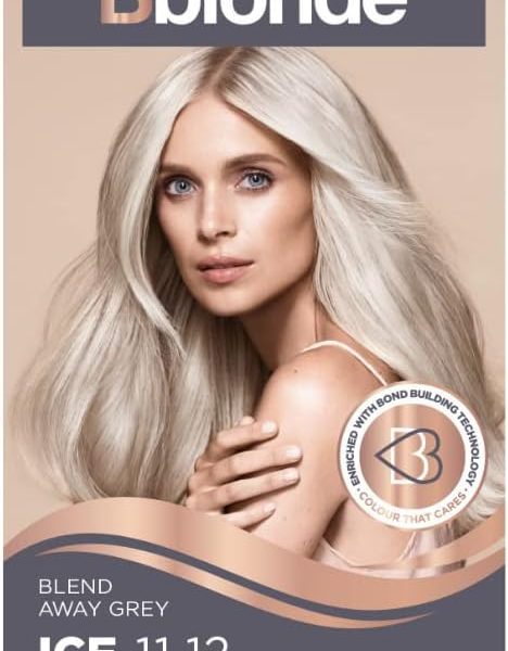 Jerome Russell Bblonde Ice Blonde Permanent Hair Colour  Full Grey Coverage Hair Dye Kit for Pre-Lightened & Blonde Hair, Ammonia Free Hair Dye with Brazil Nut oil, – 6.99