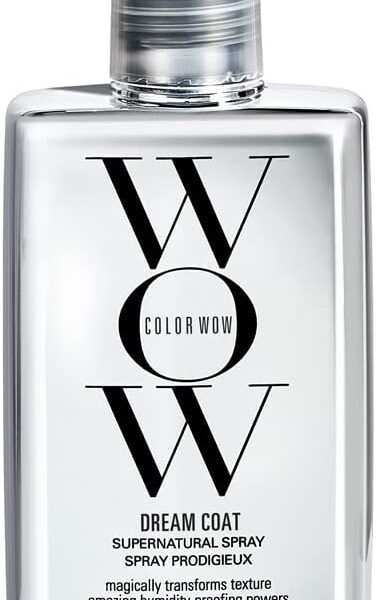 COLOR WOW Dream Coat Supernatural Spray – Keep Your Hair Frizz-Free and Shiny No Matter the Weather with Award-Winning Anti-Frizz Spray, – 27.00