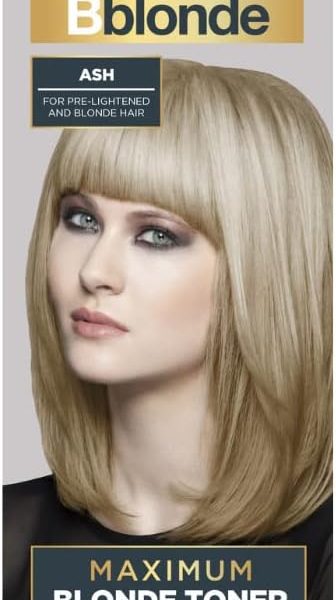 Jerome Russell Bblonde Ash Maximum Blonde Toner  Non-Permanent Hair Toner for Pre-Lightened & Blonde Hair Colour, Ash Hair Dye with No Ammonia or Peroxide, Lasts 8 Washes, 75ml, – 5.45
