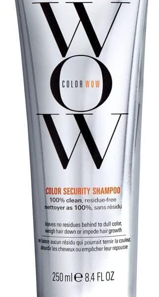 COLOR WOW Color Security Shampoo – Sulfate Free & Residue-Free Formula | Healthy Looking Hair & Scalp, – 21.50