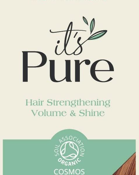 It’s Pure Organic Henna Hair Dye in Auburn | 100% Natural, Vegan, & Gluten Free | PPD Free Hair Dye, Ammonia Free, Resorcinol Free, & Peroxide Free | Volumising, Strengthening, & Revitalising |, – 1395