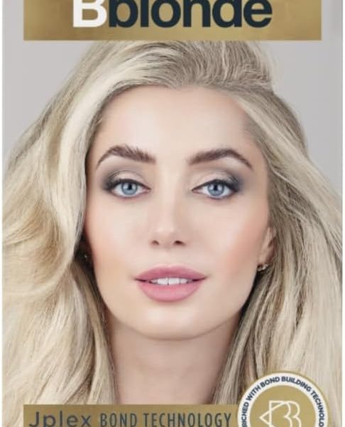 Jerome Russell Bblonde Ultra Blonding Hair Dye Kit – Blonde Hair Dye for Light to Dark Brown Hair Colour with Jplex Technology & Mineral Oils for Anti-Breakage, Hair Dye Permanent Lifts 8-9 Shades, – 8.00