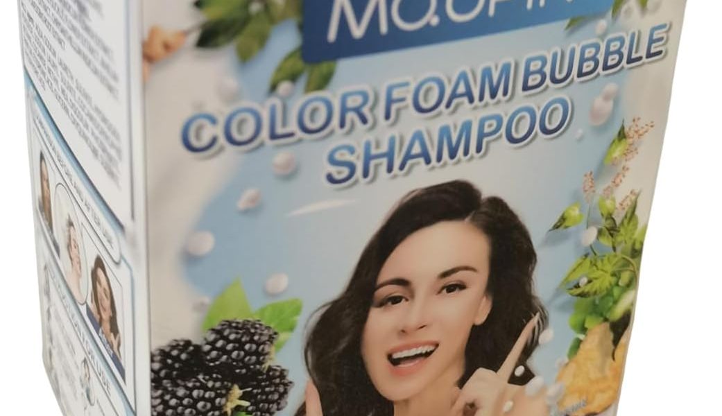Hair Dye Shampoo,MQUPIN 3 in 1 Natural Hair Color Foam Bubble Shampoo Instant Easy Safe Fast Acting Natural Herbal Ingredients Semi- Permanent Instant Hair Dye for Men & Women(Dark Brown), – 7.99
