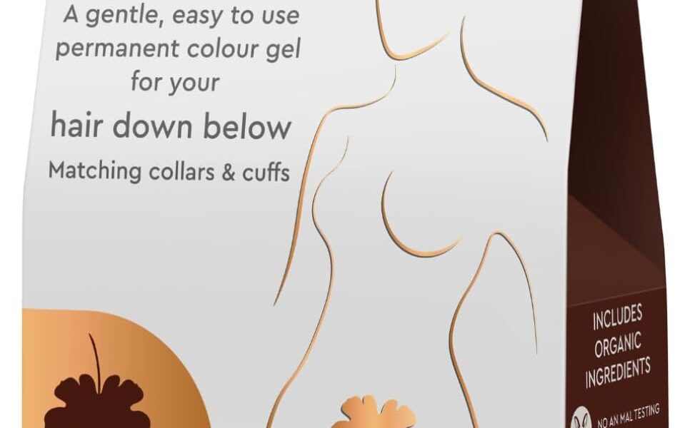 Womens Permanent Pubic Bikini Hair Dye Colour Ammonia Free Gel Formulation Easy to use Dark Brown 30ml, – 14.95