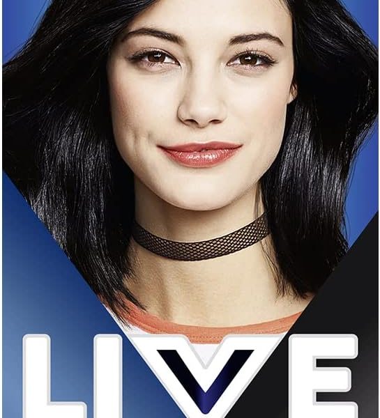 Schwarzkopf LIVE Intense Colour Deep Black Permanent Hair Dye 099, Long Lasting Hair Dye in an Intense Black Shade with Built-In Vibrancy Serum, Jet Black Hair Dye for up to 100% Grey Coverage, – 5.23