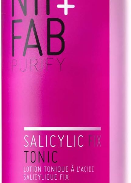 Nip + Fab Salicylic Acid Fix Tonic for Face with Witch Hazel, Lotus Flower Extract BHA Toner for Breakouts Minimize Pores Oil Control, 100ml, – 14.95
