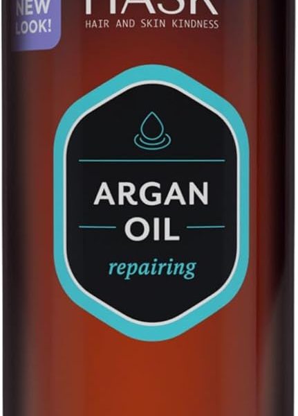 HASK Argan Oil Conditioner, Repairing for all hair types, colour safe, and cruelty-free – 1 355mL Bottle, – 7.40