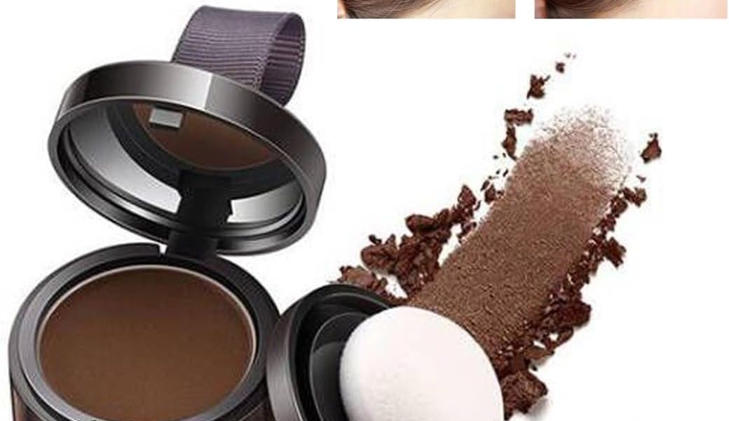 Pakivs Hairline Powder,Sweatproof Hair Root Concealer with Mirror and Puff,Root Touch up Powder,Hair Shadow Toppers for Women & Men,Touch Up for Thinning Hair (Dark brown, One Size), – 4.99