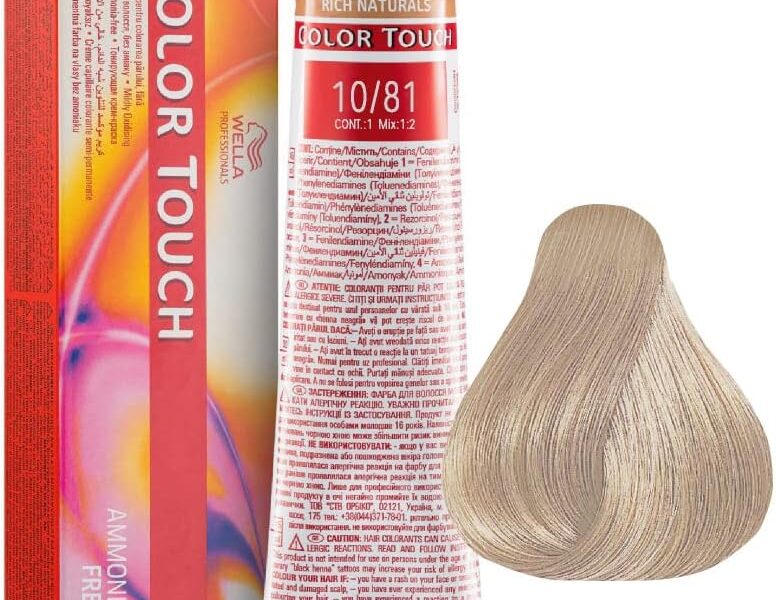 Wella Professionals Color Touch Semipermanent Haircolor, Number 10/81, – 9.95
