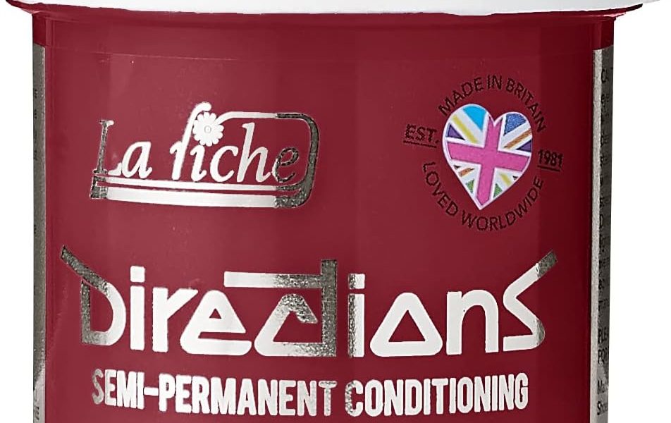 DIRECTIONS Pillarbox Red Semi-Permanent Hair Colour – 88ml Tub, – 6.07