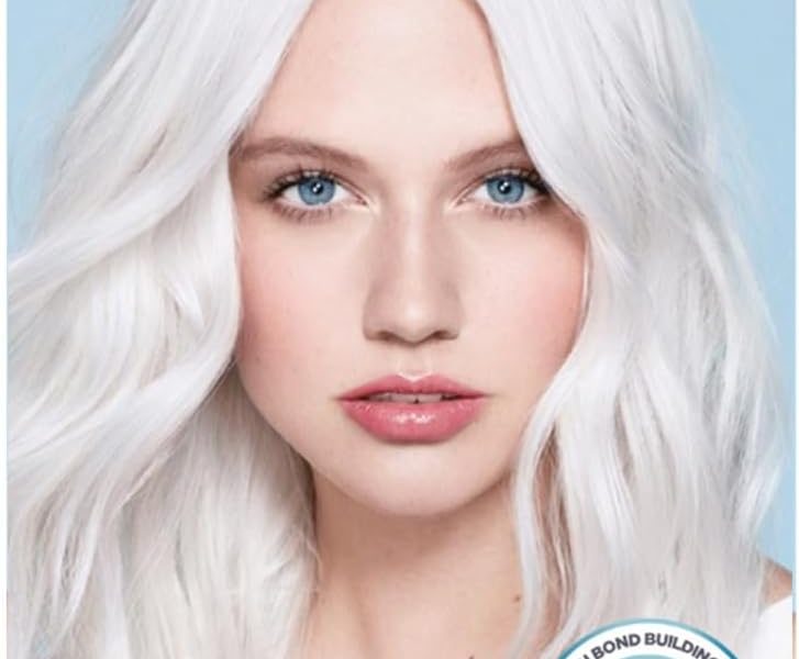Jerome Russell Bblonde Ice White Post Blonding Toner – Semi Permanent Hair Dye Kit for Pre Lightened & Blonde Hair with Brazil Nut Oil, No Ammonia & Vegan, – 7.32