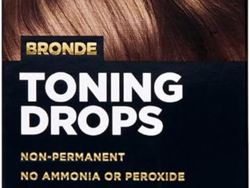 Jerome Russell Bblonde Bronde Toning Drops – Non-Permanent Bronde Hair Toner, Refresh & Maintain Bronde Hair Dye, Add Drops in Shower with Shampoo or Conditioner, 50 Uses, – 10.00