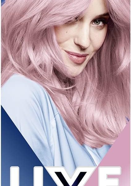 Schwarzkopf LIVE Pretty Pastels Rose Gold Semi-Permanent Hair Dye P123, Temporary Hair Dye Lasts for up to 8 Washes, Pretty Pastel Hair Colour for Full head, Ombr or Highlights, – 5.50