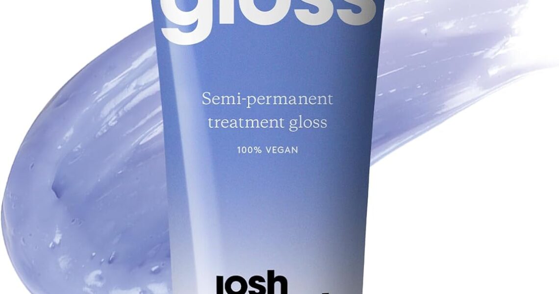 Josh Wood Hair Gloss (Icy Blonde) – Semi-permanent gloss refreshes and conditions hair colour – Removes brassy tones – Lasts up to 6 washes – 100% Vegan – Cream (100ml), – 19.00