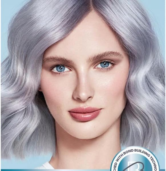 Jerome Russell Bblonde Lilac Mist Post Blonding Toner – Semi Permanent Hair Dye Kit for Pre Lightened & Blonde Hair with Brazil Nut Oil, No Ammonia & Vegan, – 5.90