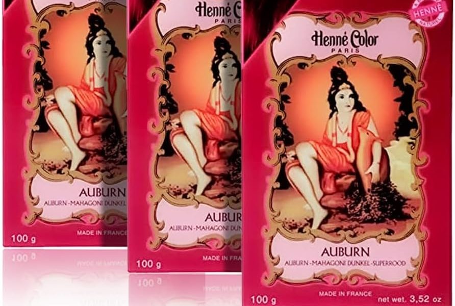 Henne Color Henna Powder 100g (Pack of 3) (Auburn), – 14.98