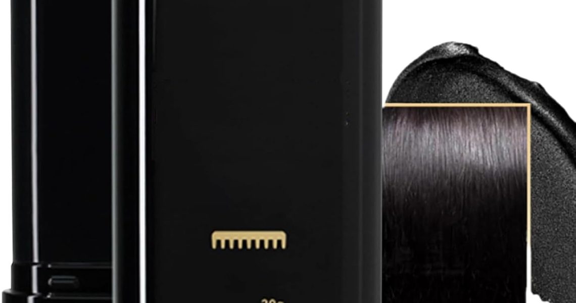 Safe and Convenient Comb Hair Dye, Black Hair Dye with Comb Applicator, Waterproof and Sweat-Proof Hair Dye Comb for Gray Hair Coverage, 2 in 1 Instant Dye for Women & Men (Black, 01#), – 13.99