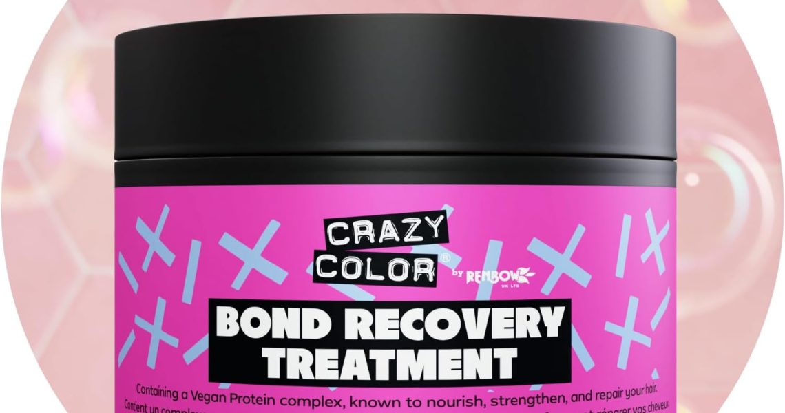 Crazy Color Bond Recovery Treatment Mask for Dry Damaged Hair, Bleached, Coloured, Broken, Curly or Frizzy Hair. Vegan, Cruelty & Sulphate Free, 350ml, – 8.29
