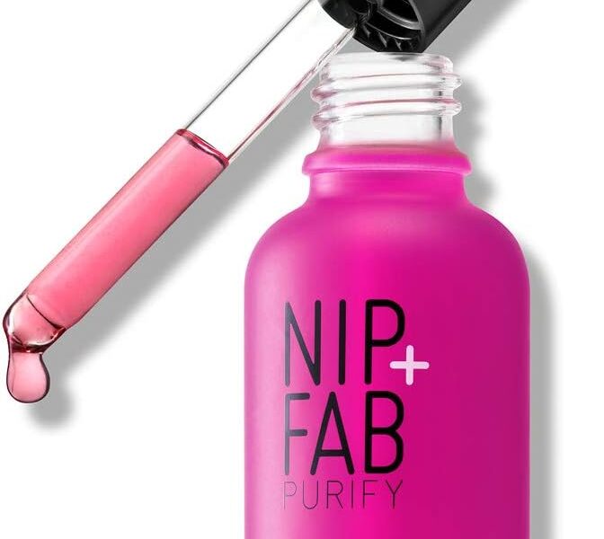 Nip + Fab Salicylic Acid Concentrate Extreme 2% BHA Liquid Drops for Face with Niacinamide Vitamin B3 to Refine and Minimize Pores, Even Skin Tone, Oil Control, 30 ml (Pack of 1), – 17.28