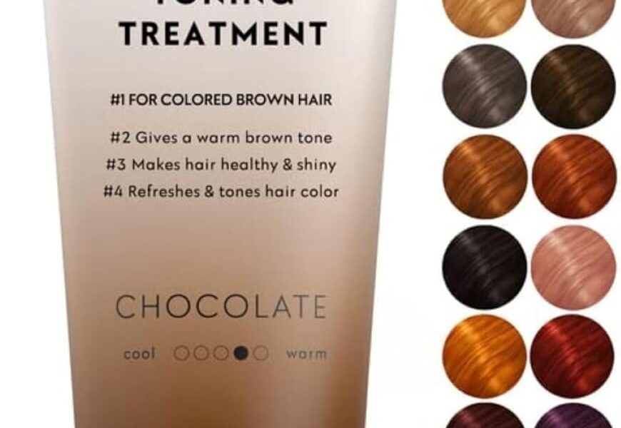 Four Reasons Color Mask – Chocolate – (27 Colors) Toning Treatment, Color Depositing Conditioner, Tone & Enhance Color-Treated Hair – Semi Permanent Hair Dye, Vegan and Cruelty-Free, 6.76 fl oz, – 25.99