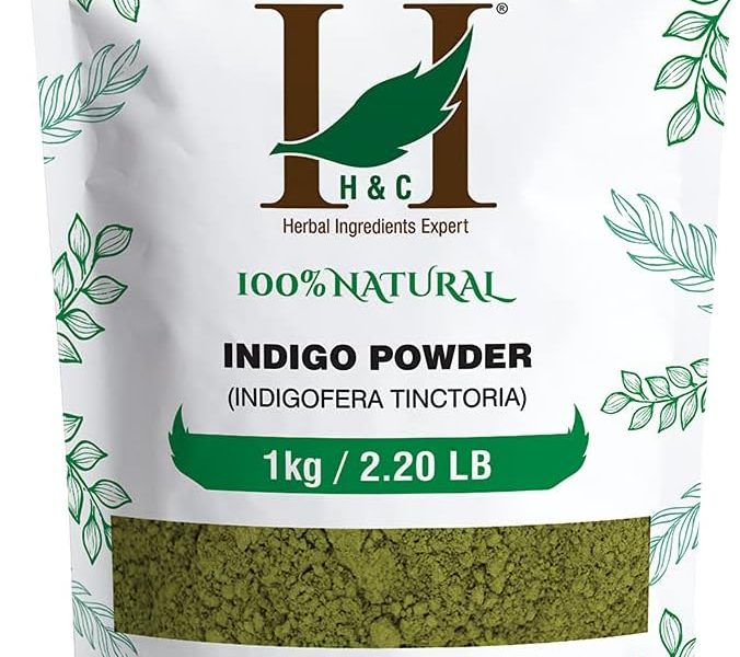 H&C Indigo Powder (Indigofera Tinctoria) – 1Kg Pack | For Hair Coloring (1kg), – 19.99