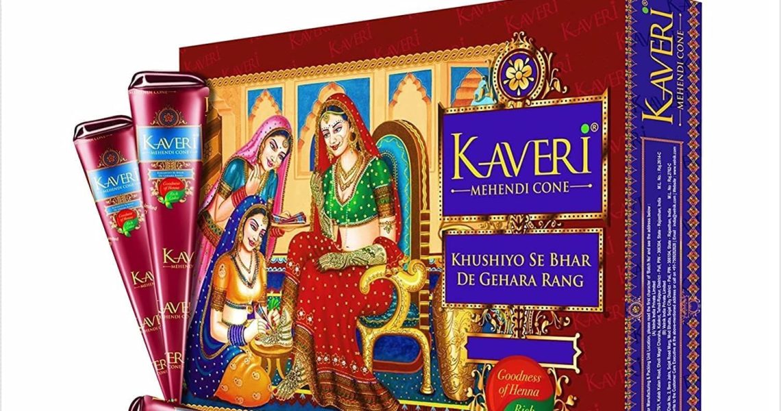 12 x Kaveri Dark Brown Mehndi All Natural Body Art Organic Temporary Tattoo, – 4.79