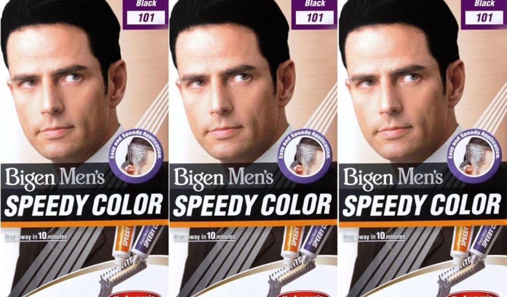 6 x Bigen Men’s Speedy Colour | Easy & Speedy Application | No Ammonia | with Applicator Comb – 102 Brown Black, – 52.62