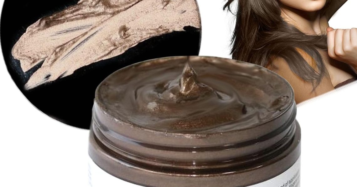 Temporary Hair Colour Wax Brown for Men and Women,Natural Hairstyle Hair Dye Wax,Washable Hair Dyeing Hair Spray for Party Cosplay Halloween, – 8.99