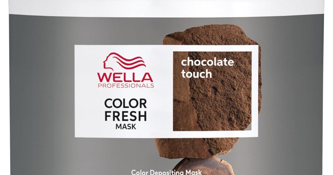 Wella Professional Color Fresh Mask, Temporary Hair Color Refresh Treatment, Semi-Permanent Hair Dye, Hair Gloss Treatment, Chocolate Touch, 500 ml, – 24.55