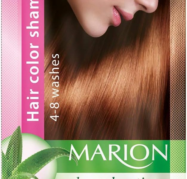 Marion Hair Color Shampoo in Sachet Lasting 4-8 Washes – 64 – Brown Nuts, – 2.98