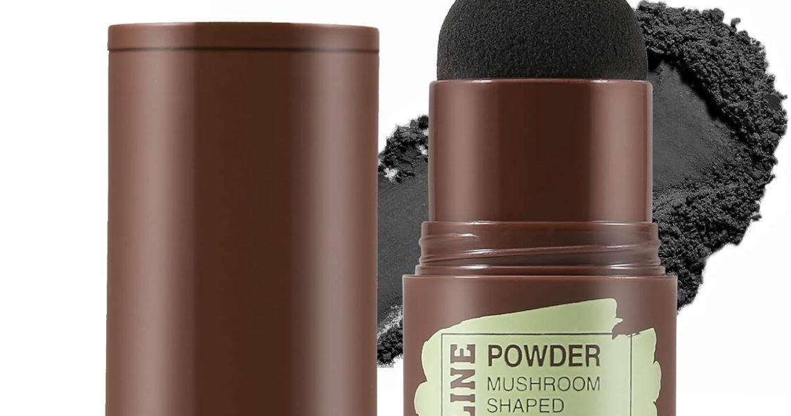 Boobeen Hairline Powder Stick, Hair Shadow Powder for Thinning Hair, Root Touch-Up Powder Quickly Cover Grey Hair, Root Concealer for Hair Loss, – 3.49