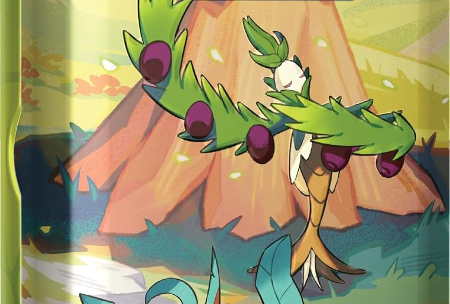 Pokmon TCG: Vibrant Paldea Mini Tin  Arboliva & Leafeon (2 Booster Packs, 1 Sticker Sheet), – 10.99