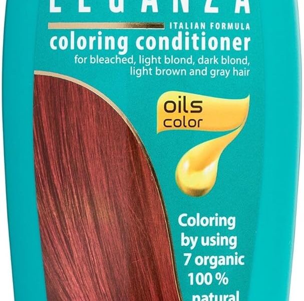Leganza Hair Coloring Conditioner Natural Balm Color Copper Titian N 40 | Enriched with 7 Natural Oils | Ammonia, PPD and Paraben Free | 150 ml, – 8.99