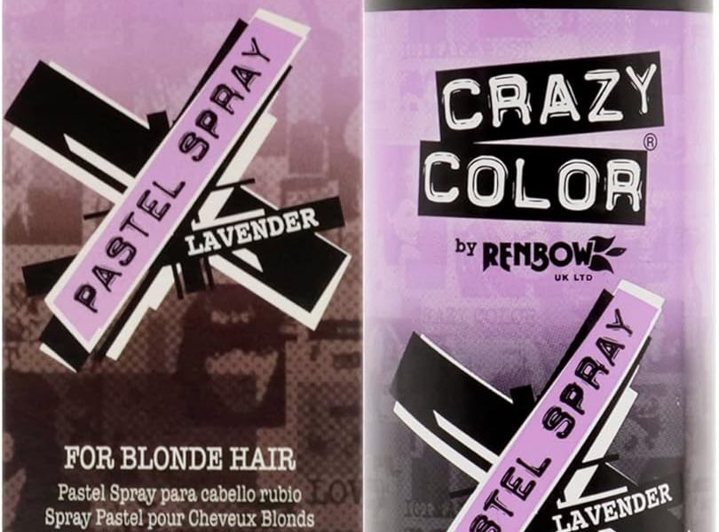Crazy Color Pastel Hair Spray Lavender 250 ml, – 7.49