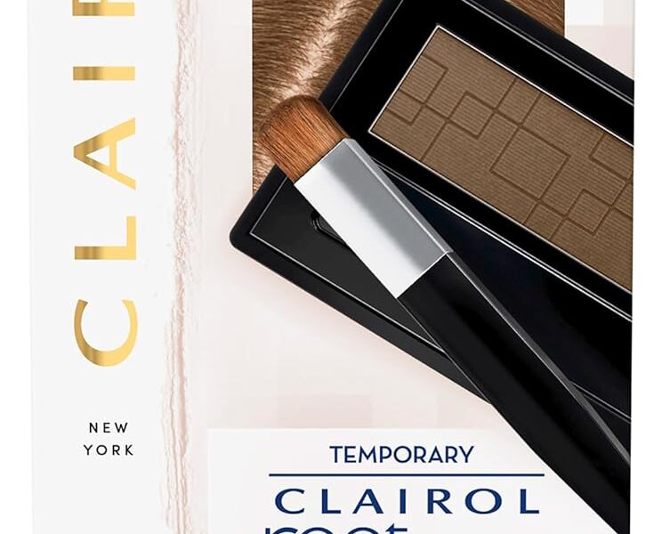 Clairol Root Touch-Up Temporary Concealing Powder, Light Brown Hair Color, Pack of 1, – 15.40