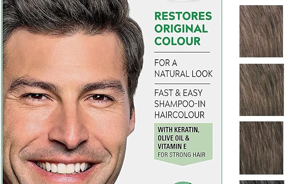 Just For Men Original Formula Dark Brown Black Hair Dye, Targets Only The Grey Hairs, Restoring The Original Colour For a Natural Look  H45, –