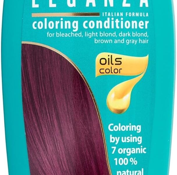 Leganza Hair Coloring Conditioner Natural Balm Color Dark Morello N 51 | Enriched with 7 Natural Oils | Ammonia, PPD and Paraben Free | 150 ml, – 7.99
