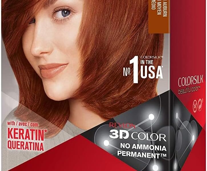REVLON TINTE COLORSILK 42 MED AUBURN, – 5.95