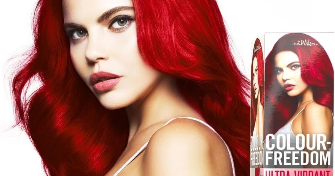 Colour-Freedom Crimson Red Ultra Vibrant or Soft Pastel Semi-Permanent Colour Mask  With Shine Booster Complex, – 8.99