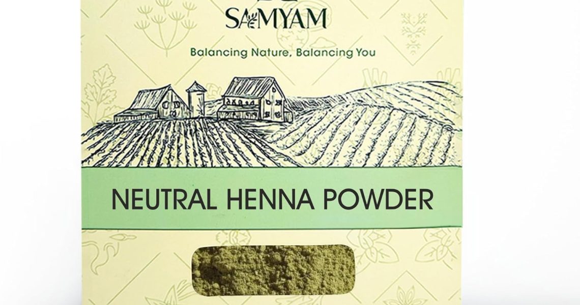SAMYAM COLORLESS Henna Powder / Neutral Henna / Cassia Henna – 200g Pack | Natural Hair Conditioner, PPD and Chemical Free, – 5.41