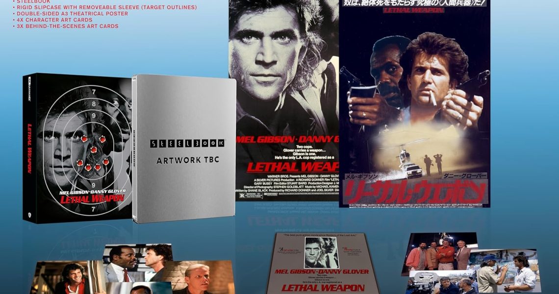 Lethal Weapon with Steelbook [4K Ultra HD] [1987] [Region Free], – 29.99