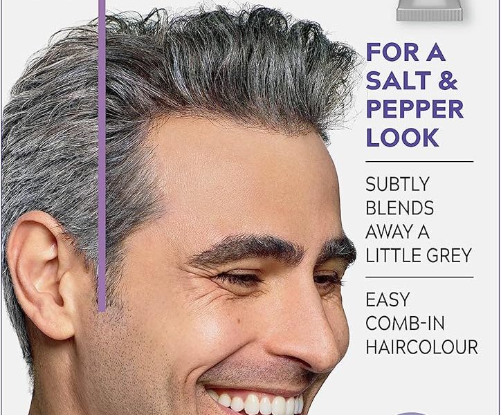 Just For Men Touch of Grey Dark Brown Hair Dye For a Natural Salt & Pepper Look, T45, – 10.44