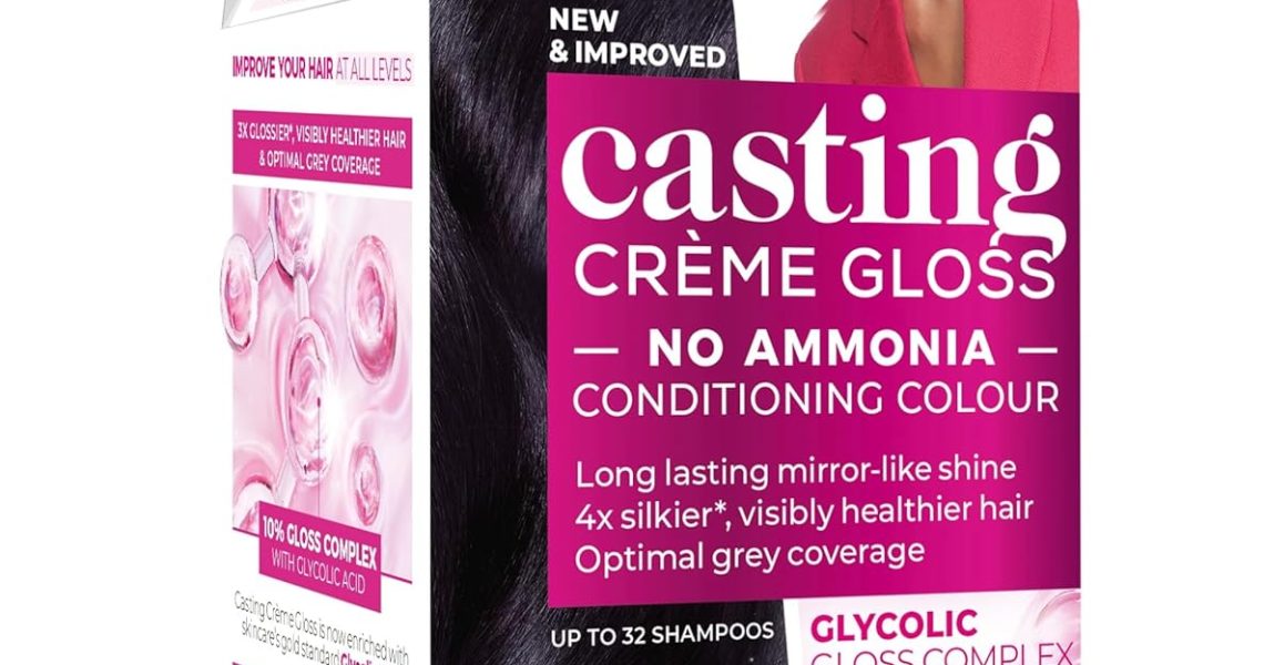 L’Oral Paris Casting Crme Gloss, Semi-Permanent Hair Dye, Radiant & Natural Colour, Shade: Blue Black 210, – 9.99