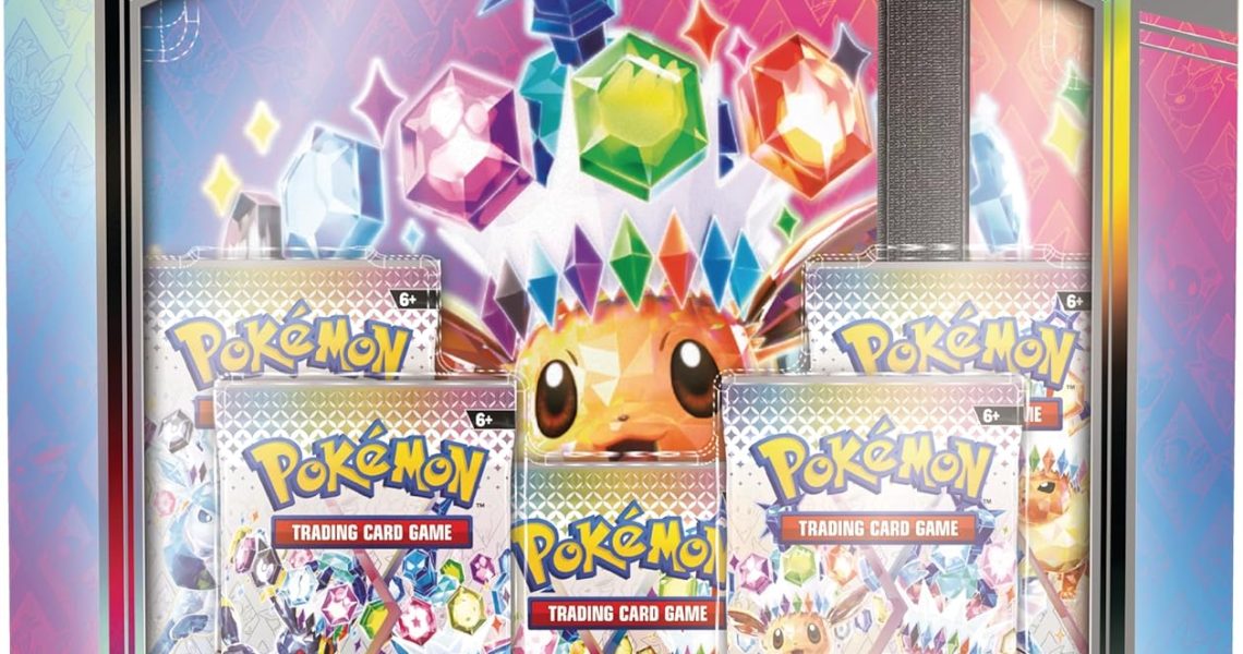Pokmon TCG: Scarlet & VioletPrismatic Evolutions Binder Collection (Binder with 378 Pockets & 5 Booster Packs), – 59.29