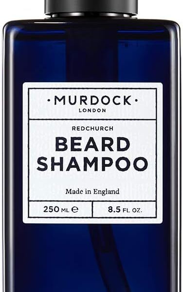 Murdock London Beard Shampoo | pH Balanced & Sulphate Free | Made in England | 250ml, – 22.00