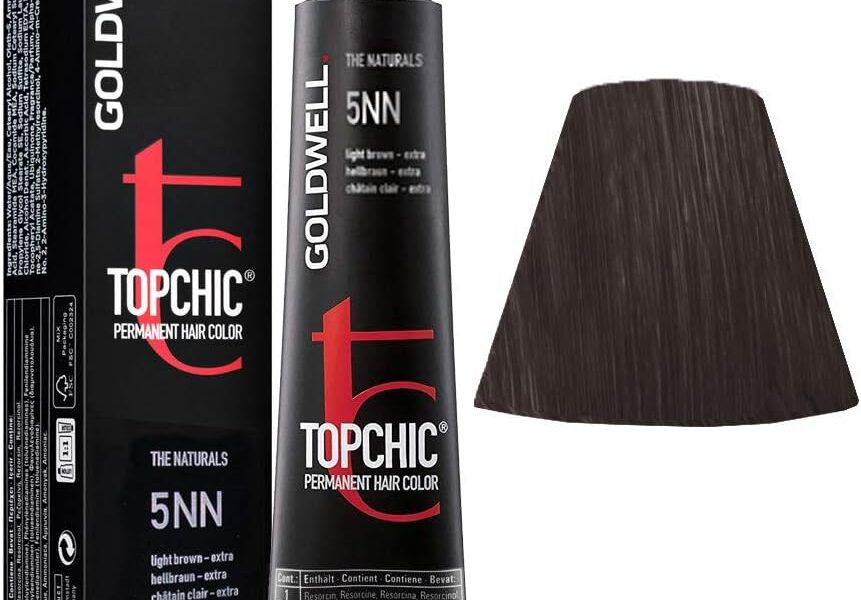 Goldwell Topchic TB Permanent Hair Colour, 5Nn Light Brown Extra, 60 ml, 4021609000174, – 9.99