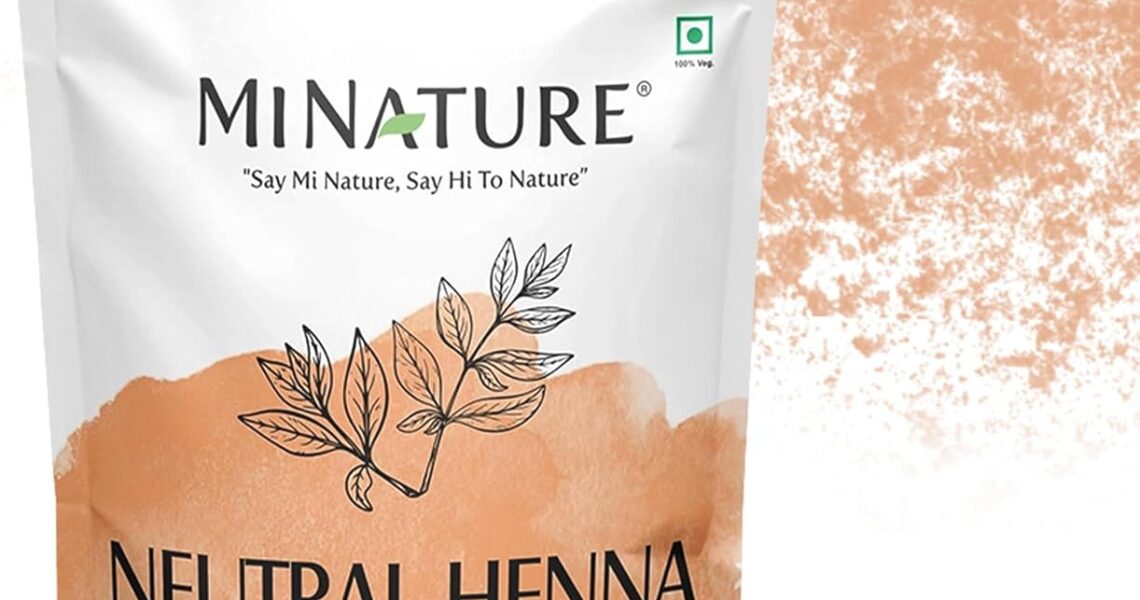 Neutral Henna powder (CASSIA OBOVATA) by mi nature | 227 g (8 oz) | Adds no colour to hair | hair conditioning | Herbal hair care, – 9.99